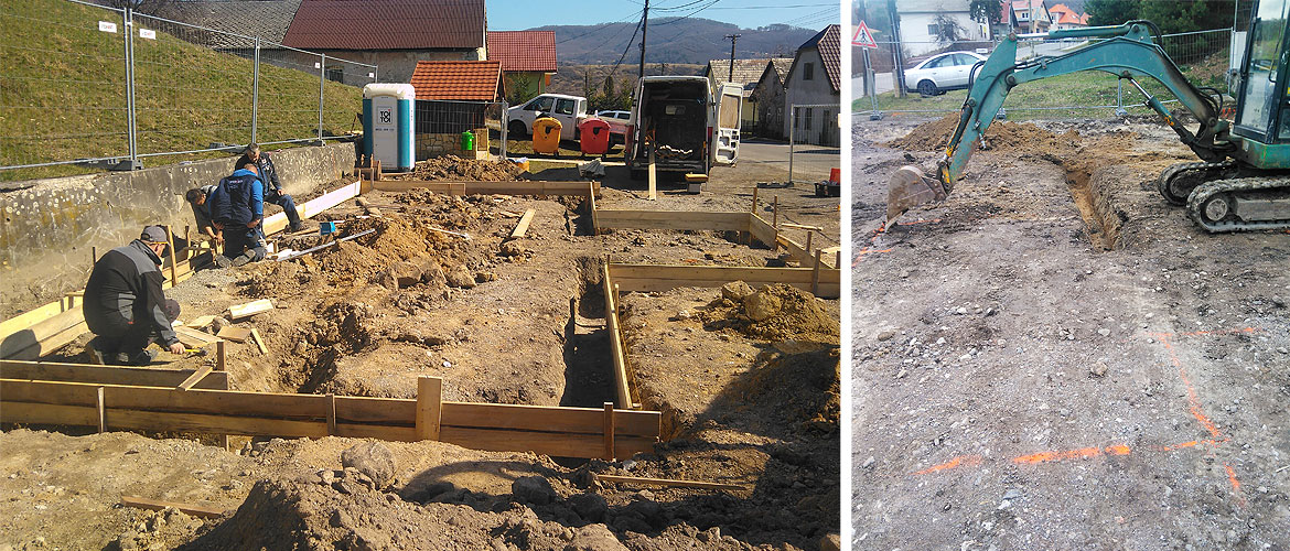 Vystávba tržnice v Jastrabej