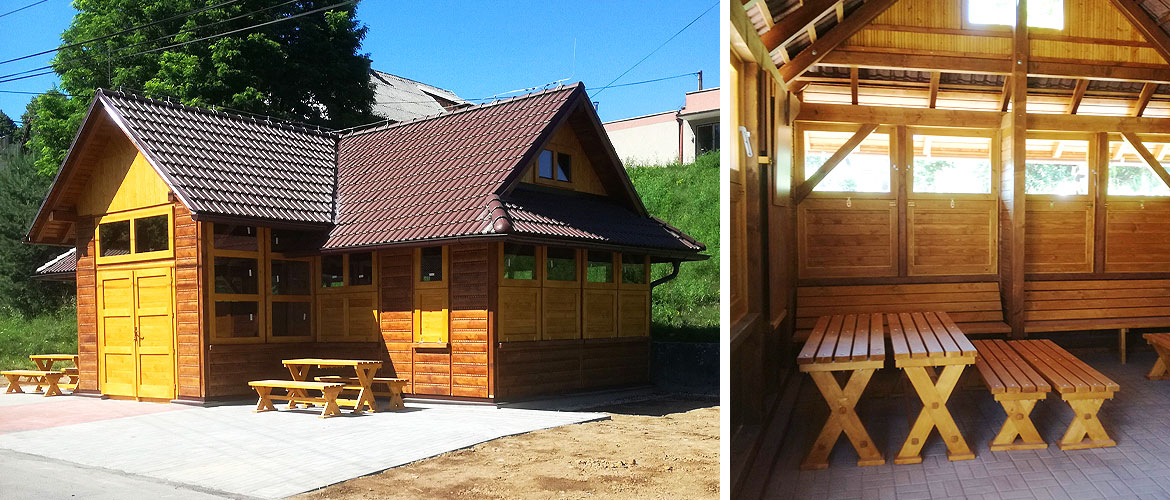 Vystávba tržnice v Jastrabej