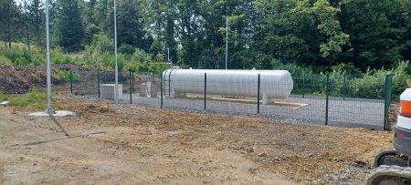 Stavebné úpravy haly a vonkajších priestorov BZ Stráž časť 2- Sušiareň drevnej štiepky s príslušenstvom a plynoinštalácia